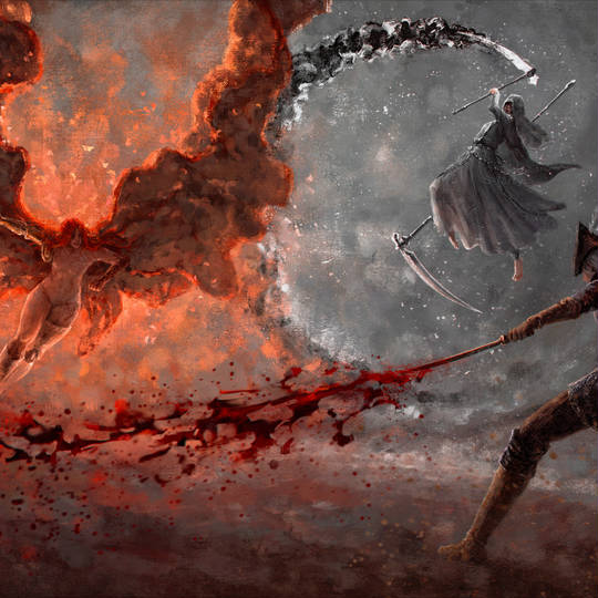 艾尔登法环, DARKSOULS, Bloodborne, 血源诅咒, fanart图片