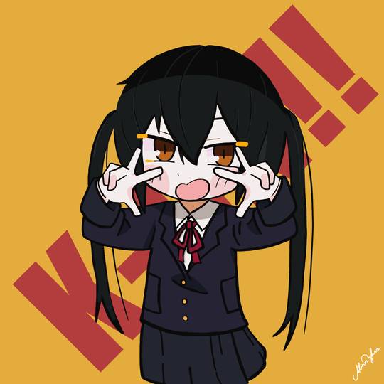 《轻音少女》中野梓超清可爱头像图片