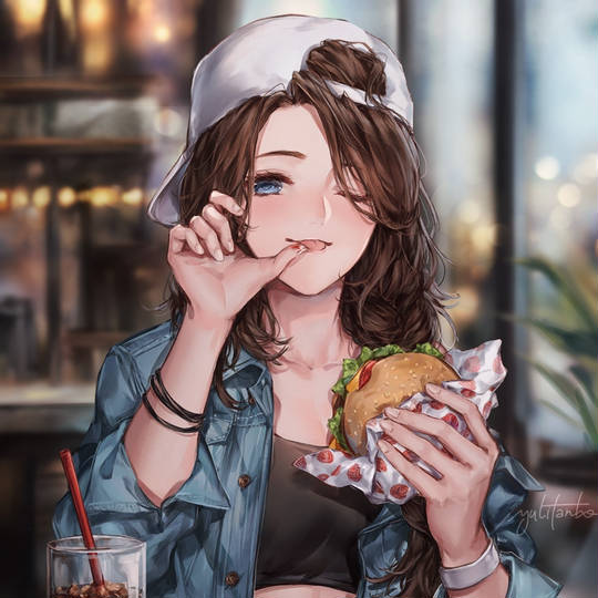 图片[9]-青春系少女的多样色彩，风格各异的头像图片推荐-萌图百科
