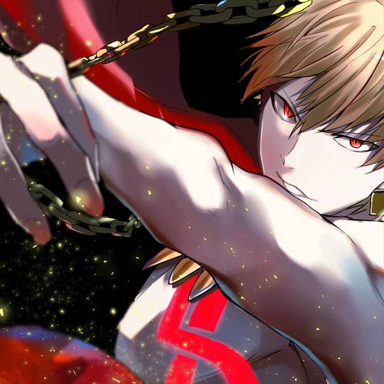 爆笑的结尾, Fate/GO500users加入书籤, 吉尔伽美什, 双王/金剑, 恩奇都图片