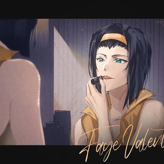 CowboyBebop, cowboy bebop, FayeValentine, Faye Valentine, 女孩子, makeup, カウボーイビバップ100users入り