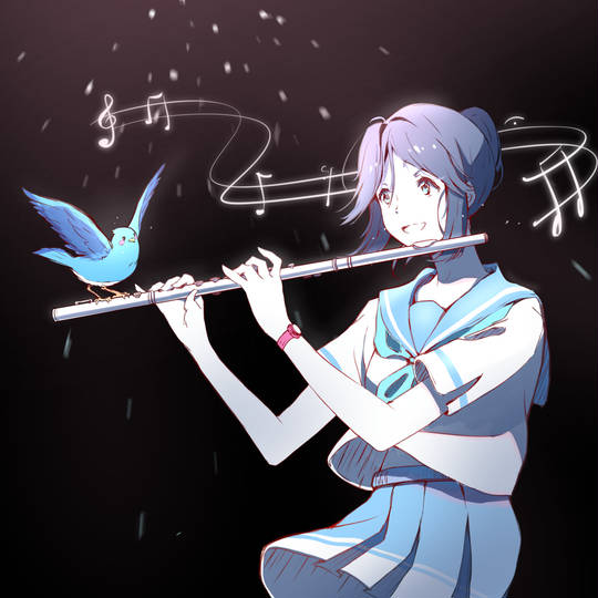 涂鸦, 伞木希美, 莉兹与青鸟, 吹响吧！上低音号, flute