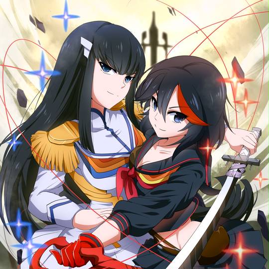 皐流, 缠流子, 斩服少女, 鬼龙院皋月, 姐妹图片