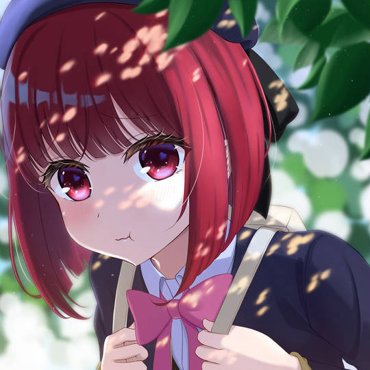 有馬かな, 重曹ちゃん, 我推的孩子, jealous, 赤髪, 制服, 女高中生, idol, 我推的孩子100收藏, ふくれっ面/トの字口