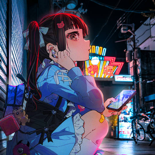 清新风的少女头像图片