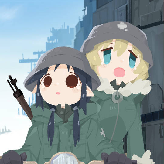 《少女终末旅行》动漫头像高清