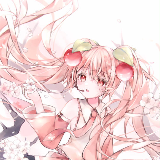 初音未来之樱未来超美头像图片16张