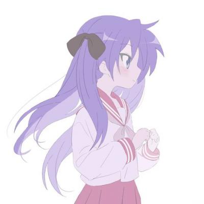漫画《幸运星》角色柊镜头像图片，超可爱的一枚-萌图百科