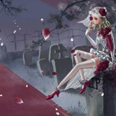 薇拉·奈尔《第五人格》头像图片，手套、黑丝、面纱-萌图百科