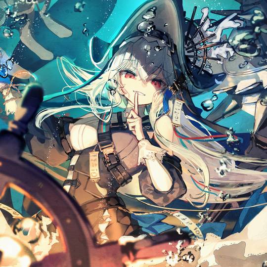 归溟幽灵鲨《明日方舟》头像图片
