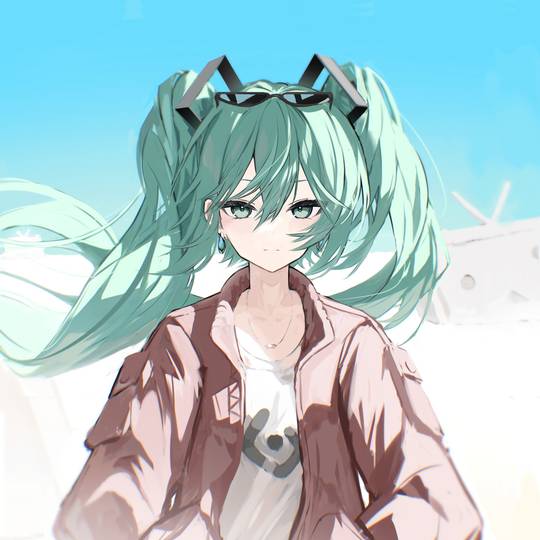 初音未来超高清头像图片