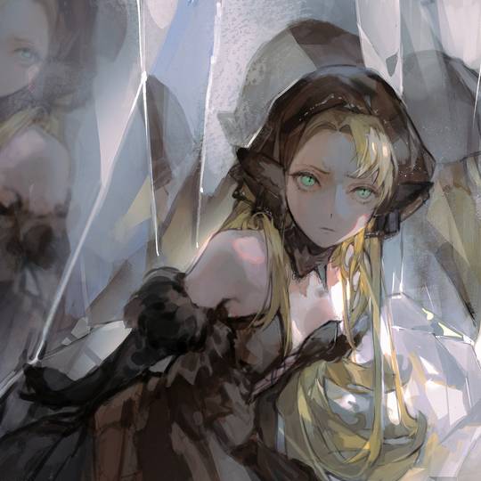 迷宫饭, 女孩子, Marcille, Marcille Donato, 黑色连衣裙, マルシル(迷宮の主の姿)