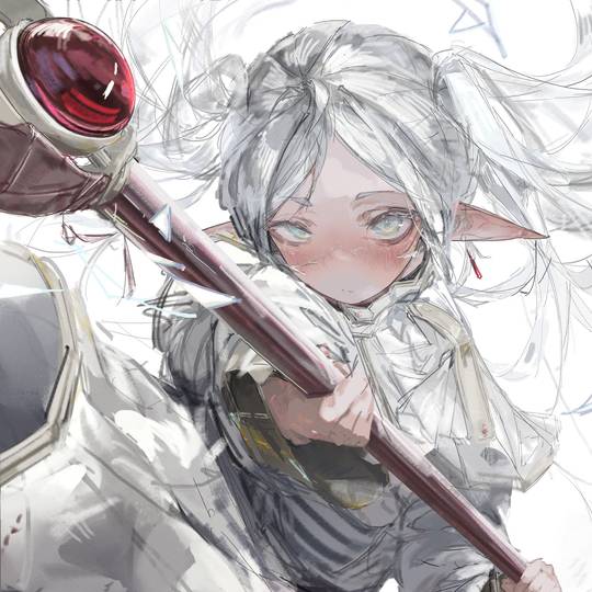 女孩子, 少女, 原创, 葬送的芙莉莲, フリーレン, 平胸, 萝莉, ロり?, 精灵, 葬送のフリーレン1000users入り