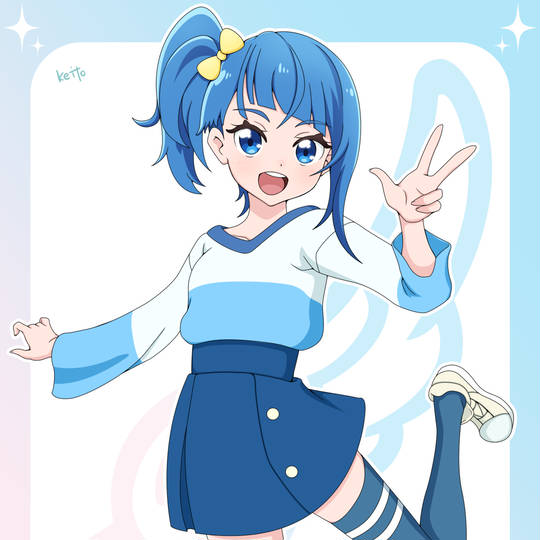 图片[10]-索拉·哈雷瓦塔尔《Hanging sky！ 光之美少女》头像图片，天空天使啊-萌图百科