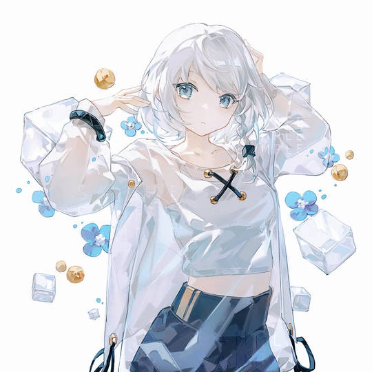 pixiv好多女生头像图片