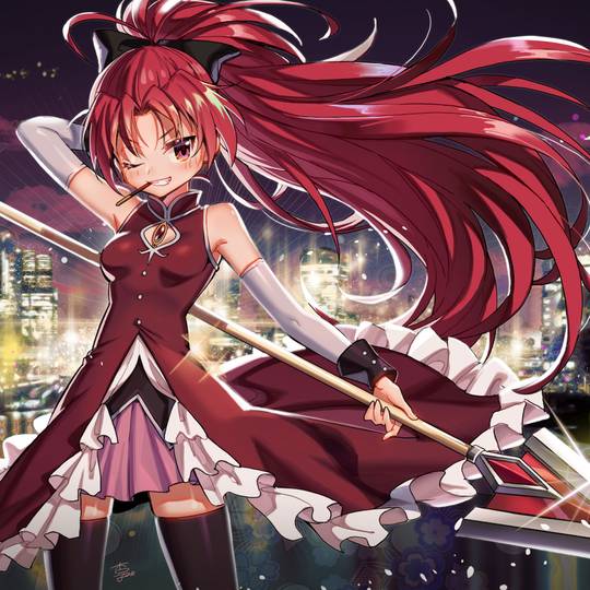 女孩子, 魔法少女小圆, 佐仓杏子, Madoka☆Magica 500+ bookmarks