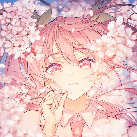 初音未来之樱未来超美头像图片16张