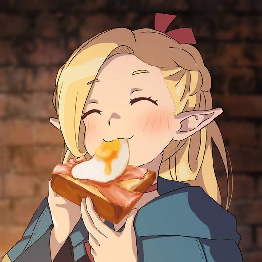 迷宫饭, Marcille, Marcille Donato, 可爱, たんとお食べ, いっぱい食べる君が好き, 迷宫饭500收藏, いい笑顔