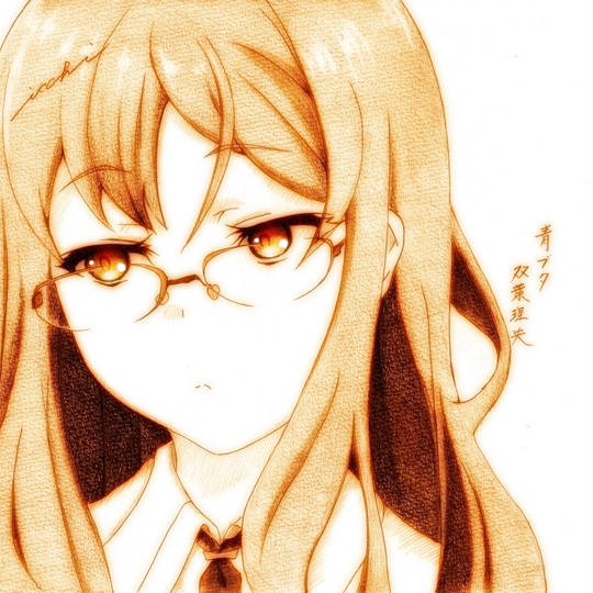 双叶理央, 临摹, 青春猪头少年不会梦到兔女郎学姐, 理系女子, 青春猪头少年图片