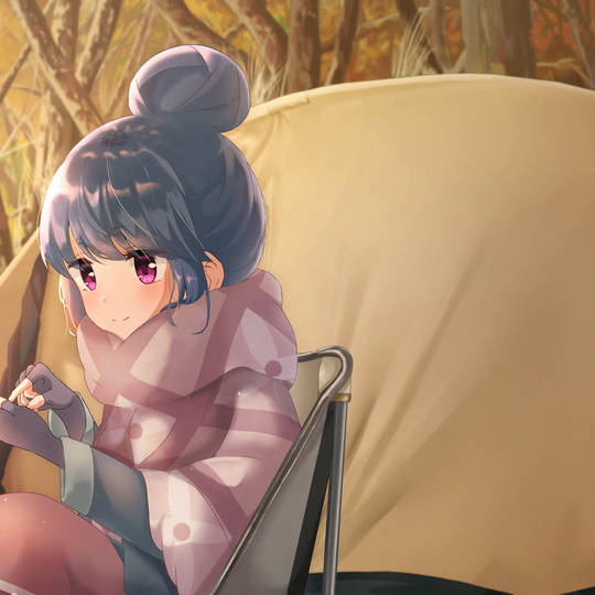摇曳露营△, 志摩凛, ゆるキャン△100users入り