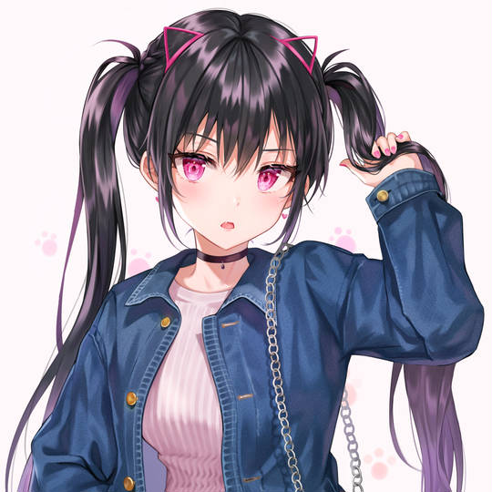 双马尾女孩pixiv头像图片