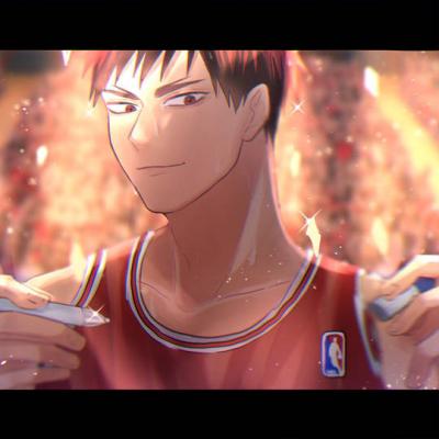 火神大我《黑子的篮球》头像图片，别名火神君、小火神、笨蛋神-萌图百科