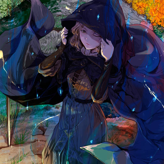 艾尔登法环, 梅琳娜, 片目, 少女, 兜帽图片