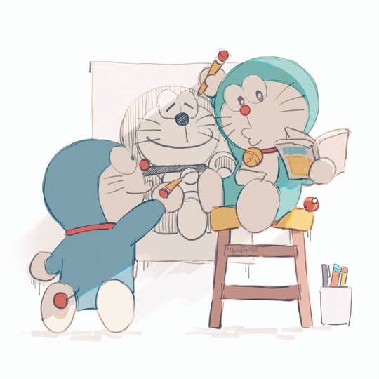 哆啦A梦可爱头像图片