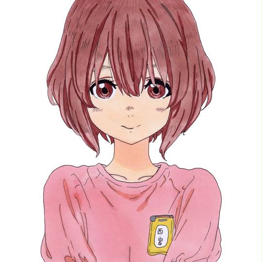 声之形, 临摹, ペイントマーカー, 马克笔, 霞幻, 西宮硝子, 西宫硝子