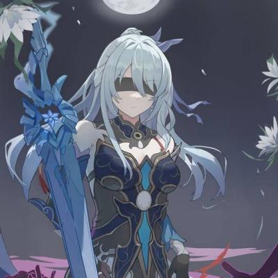 人送尊号「无罅飞光」，镜流《崩坏：星穹铁道》头像图片，御姐、冰美人-萌图百科