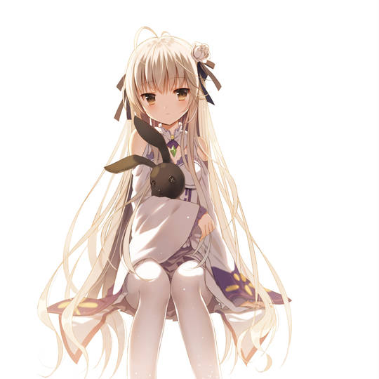 春日野穹, 缘之空, 爱蜜莉雅, 交换服装, 艾米莉娅（Re:Zero）, Re:从零开始的异世界生活, 白裤袜, eroge, 缘之空10000收藏, 长筒靴