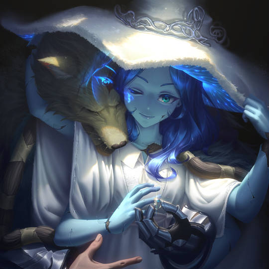 图片[7]-《艾尔登法环》菈妮（Rani）头像图片，魔女、傲娇、多臂-萌图百科