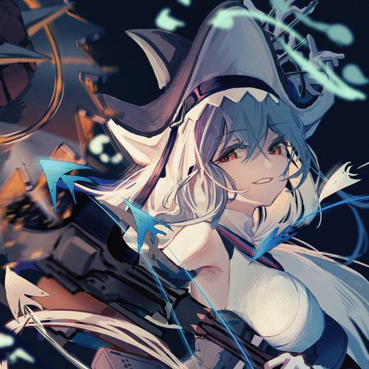 归溟幽灵鲨《明日方舟》头像图片