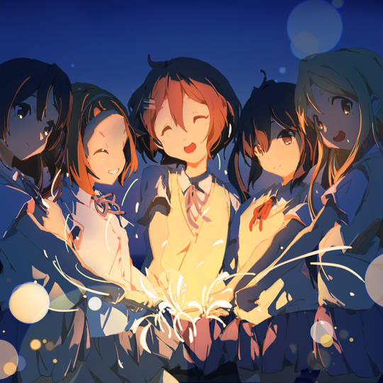 《轻音少女》轻百合头像图片