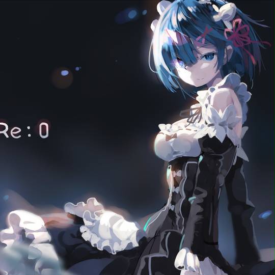 Re:从零开始的异世界生活, 雷姆, 涂鸦, 雷姆 (Re:Zero), リゼロ5000users入り, 鬼化, 鬼化レム