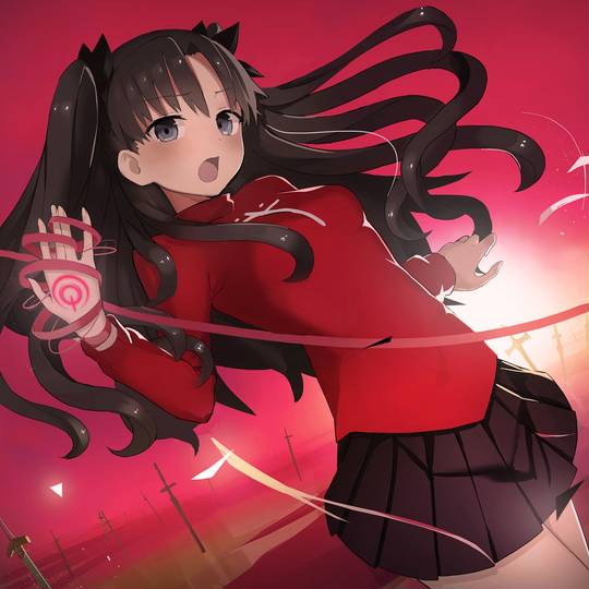 Fate/staynight, 远坂凛, Fate, solo, fate 1000收藏, TYPE-MOON