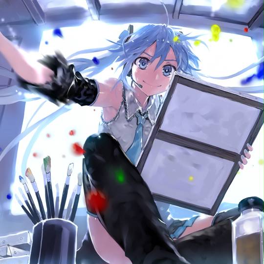 双马尾女孩pixiv头像图片