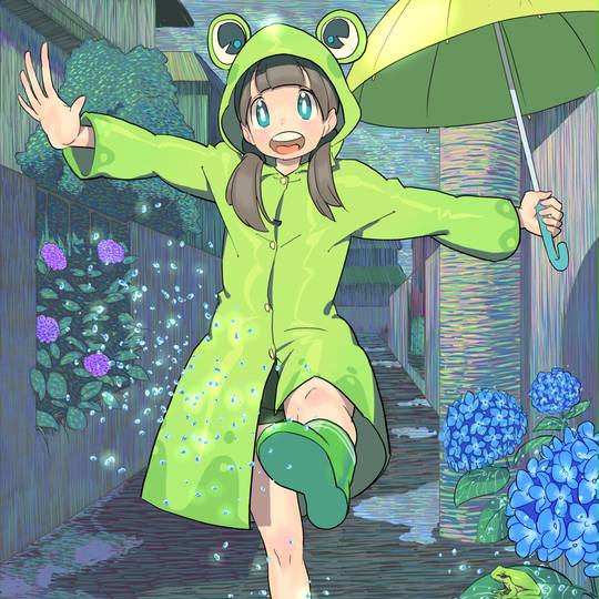 下雨时的头像图片