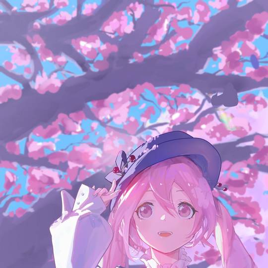 初音未来之樱未来超美头像图片16张