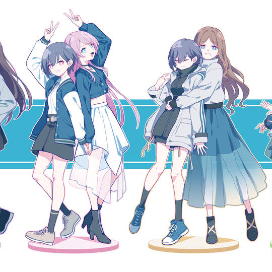 MyGO!!!!!, BanG Dream!, BanG_Dream!, バンドリ1000users入り, 高松燈, 長崎そよ, 椎名立希, 千早愛音, 要楽奈, 百合