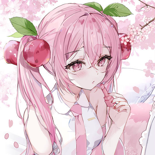 初音未来之樱未来超美头像图片16张