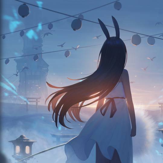 图片[3]-兔子耳朵（Rabbit）可爱女孩头像图片，独美的气质-萌图百科