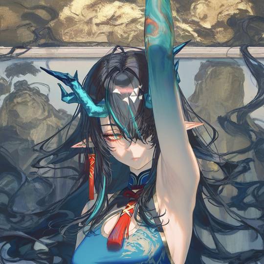 高冷如拽妃的女生头像图片