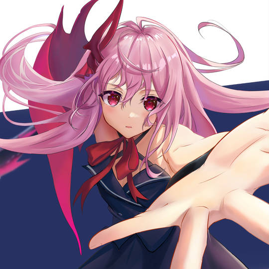 jk, 少女, Engage_Kiss, 木更, 琪莎拉, 粉毛, 契约之吻, 木更(契约之吻), 手を伸ばす