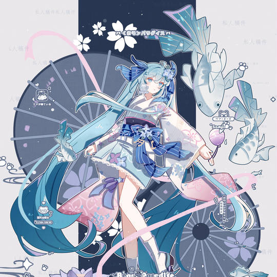 初音未来最新的P站自截头像图片，超爱MIKU