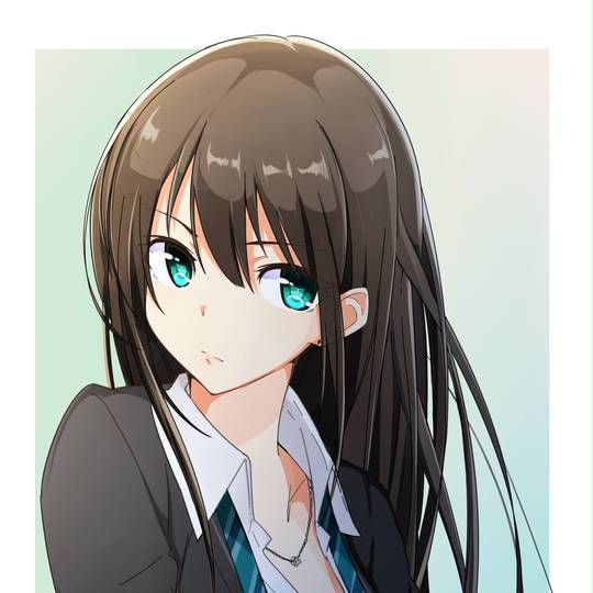 偶像大师, 偶像大师1000users加入书籤, 制服, 涩谷凛, 黑长直图片