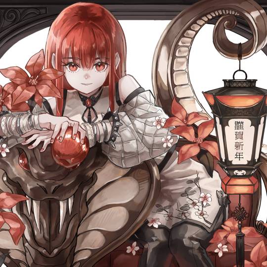 原创, 正月, 贺年卡, snake