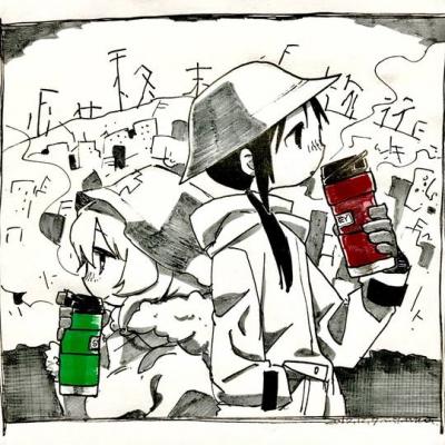 《少女终末旅行》动漫头像高清，正朝着深渊/黎明迈进-萌图百科