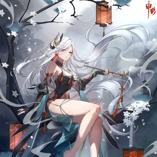 图片[15]-《原神》申鹤性感风头像图片，命之座愁疏座-萌图百科