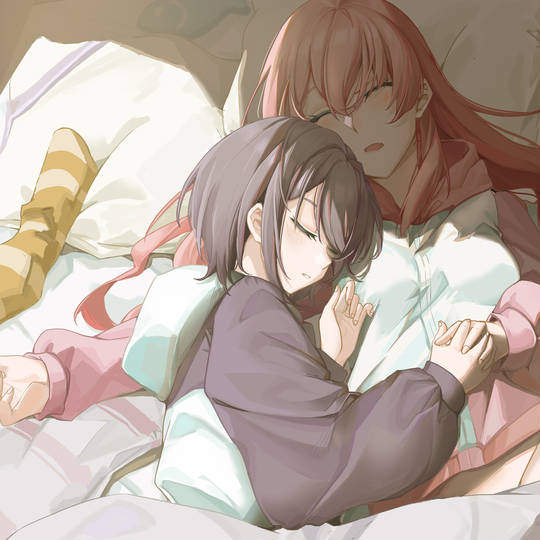 BanG Dream!, MyGO!!!!!, 高松燈, 千早愛音, Tomori/Anon, 百合, 女孩子, BanG_Dream!